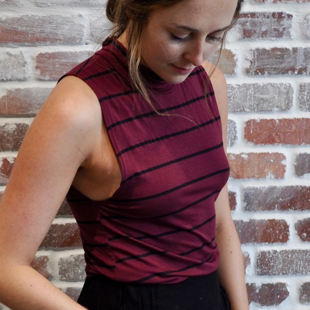 Knot Sisters Soft Turtleneck Tank